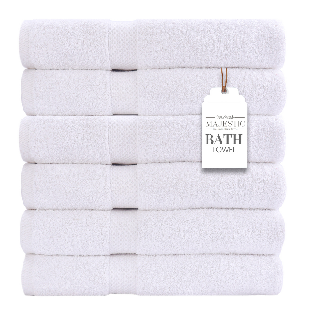 Majestic Premium Bath Towels 24 x 48 Pack of 6