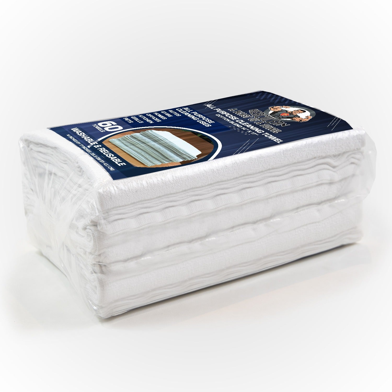 HERCULEAN Cleaning Towel 14 x 17  Pack of 60
